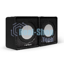 Акустическая система 2.0 ExeGate EX287057RUS Disco 140 Black (питание USB, 2х3Вт (6Вт RMS), 100-20000Гц, черный)