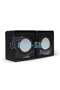 Акустическая система 2.0 ExeGate EX287057RUS Disco 140 Black (питание USB, 2х3Вт (6Вт RMS), 100-20000Гц, черный)