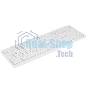 Комплект клавиатура+мышь Oklick S650 проводной, USB, 2000 DPI, белый