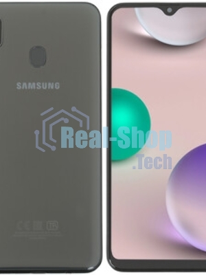 Дисплей для Samsung Galaxy A20 SM-A205F в сборе с тачскрином (OLED) черный