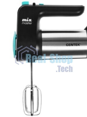 Миксер Centek CT-1123 (черный/сталь)