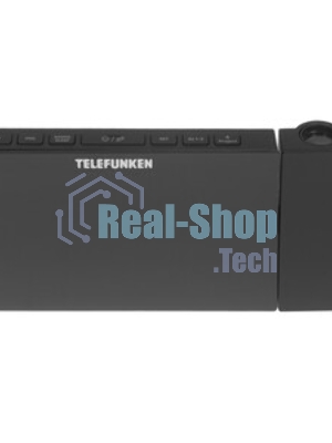 Радиочасы с будильником TELEFUNKEN TF-1709 (черный с белым)