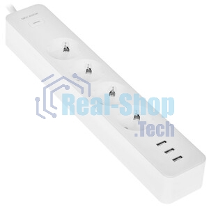 Сетевой фильтр EKF UFP10-375-6-05 6x5 м 10А/2,2 кВт с выкл. c/з ПВС 3х0,75 Блокбастер EKF PROxima