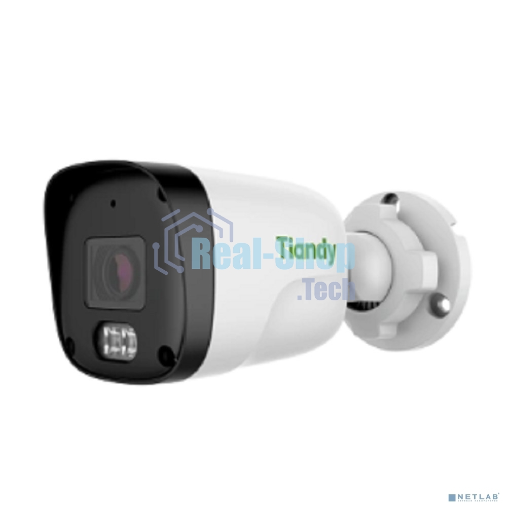 Камера видеонаблюдения Tiandy TC-C321N 1ANB-28 цилиндрическая, 2Мп, 1920х1080@30к/c, DWDR, цвет: 0.01лк, S+265, H.265(HP), S+264, H.264(HP, MP, BP), объектив 2.8мм, встроенный микрофон, G.711A, G.711U 8кГц , кабель, 1?RJ-45