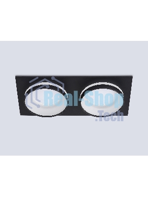 Светильник Ambrella light TN30712/2 BK черный GU5.3/2 182*92*36