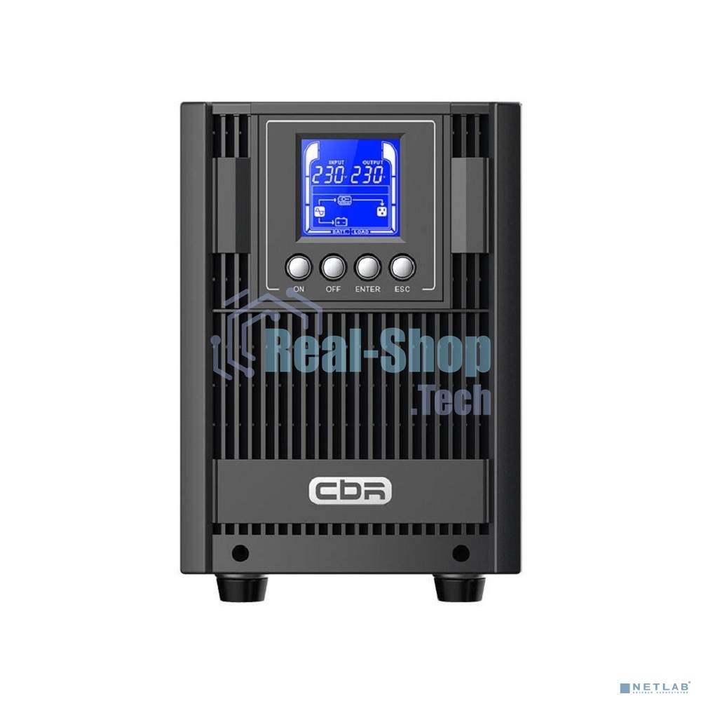 ИБП CBR ESSENCE ESN-1500C Online 1500 VA / 1500 W, Tower, 6 x C13, LCD, HID-USB, RS232, EPO, SNMP slot (ESN-1.5KT-6I-LCHERSC)