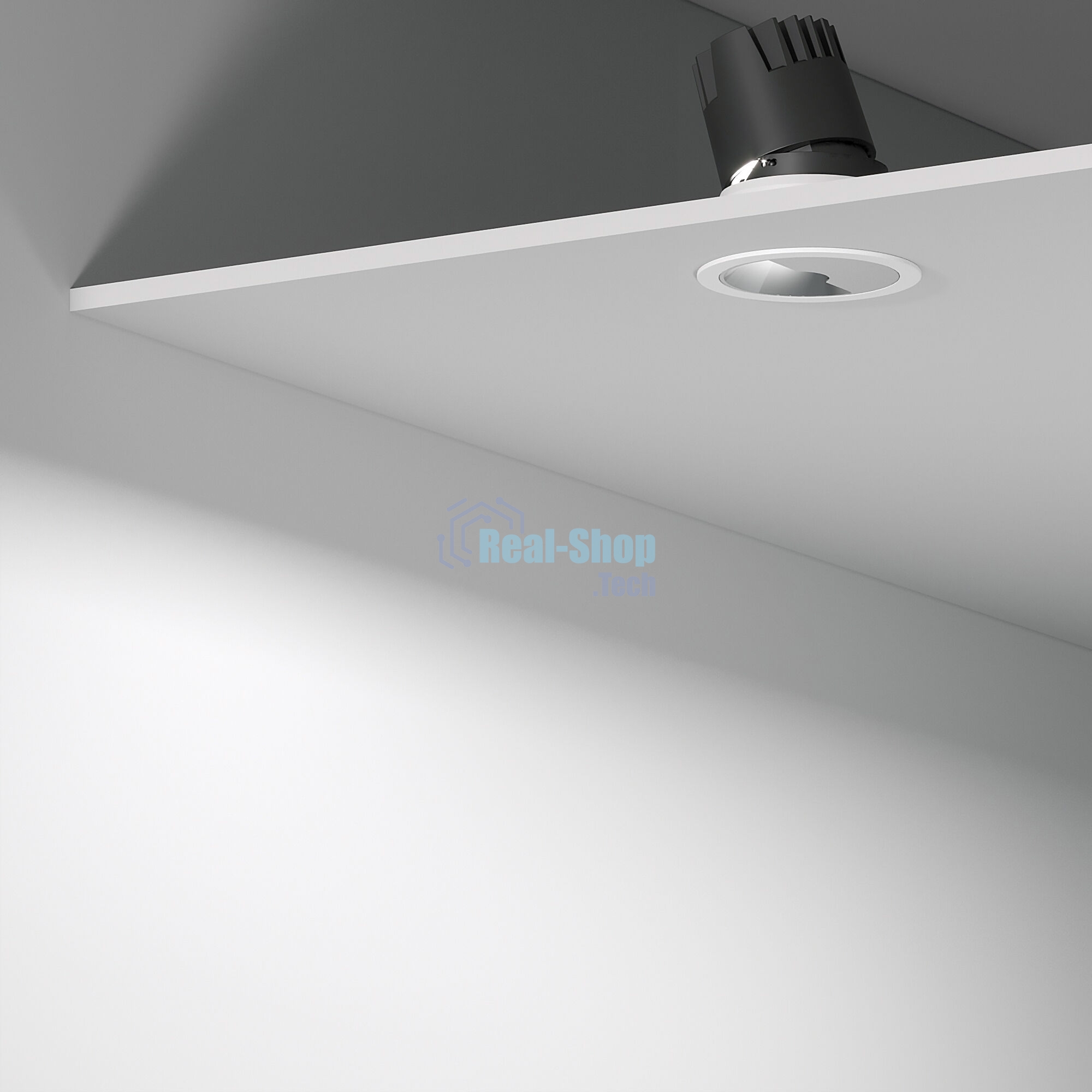 25090/LED 10W 4000K белый/хром / Потолочный светодиодный светильник