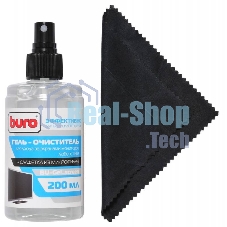 Чистящий набор (салфетки + гель) Buro BU-Gel screen для экранов и оптики 200мл