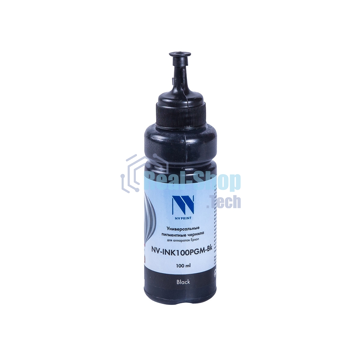 Чернила NVPrint NV-INK100 универсальные черный пигментные для аппаратов Epson (100мл) Китай
