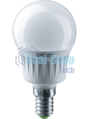 Лампа светодиодная Navigator NLL-G45-7-230-4K-E14 7Вт шар 4000К белый E14 560лм 176-264В