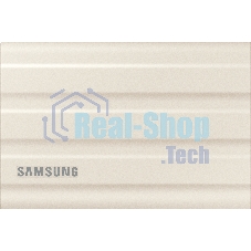 Внешний SSD Samsung T7 Shield, 2TB, USB 3.2 Gen 2 Type-C, R/W 1050/1000, бежевый