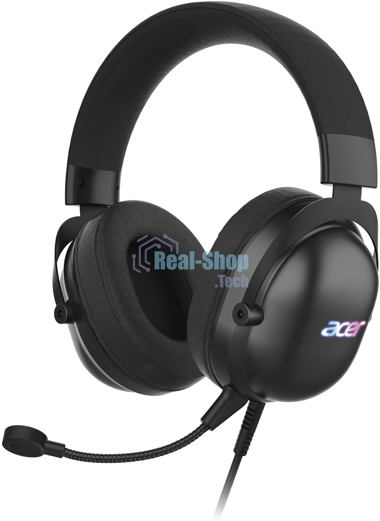 Гарнитура проводная с микрофоном Acer AHW122 черный 2.1м мониторные USB оголовье (ZL.HDSCC.01U)