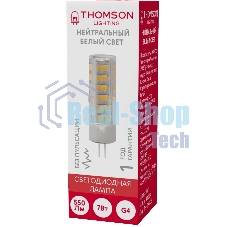 Лампа cветодиодная LED Thomson TH-B4208 G4, капсульная, 7 Вт, 4000К, белый нейтральный, 1 шт.