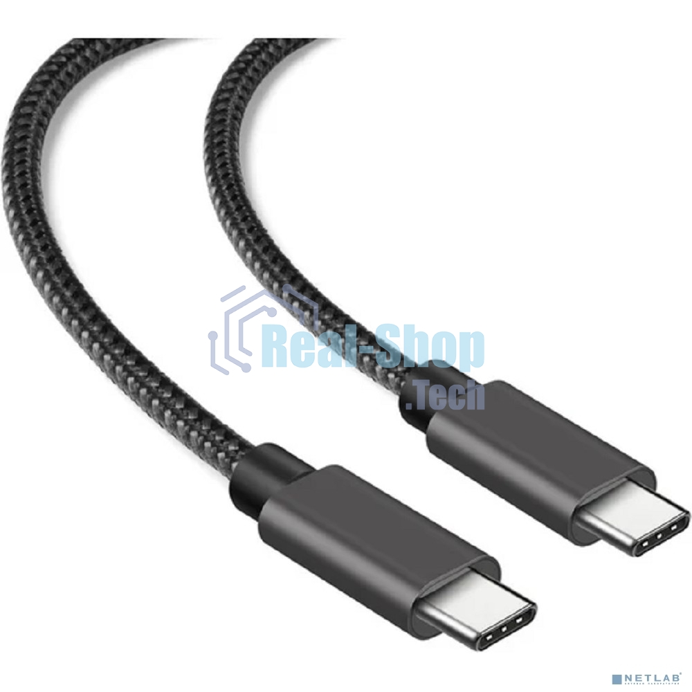 Кабель 5bites TC202-612G Type-C, CM-CM, 60W, 1.2M, серый