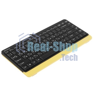 Комплект клавиатура+мышь A4Tech FStyler F1110 проводной, USB, 2000 DPI, чёрный/жёлтый
