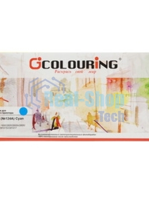 Картридж лазерный Colouring CG-Q6001A/707 голубой (2000 стр.) для HP CLJ 1600/2600n/2600dn/2600dtn/2605DN/2605DTN/CM1015MFP/CM1017MFP Canon Laser Shot LBP5000/5100