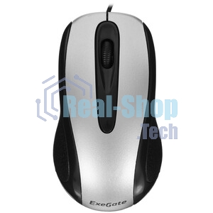 Мышь проводная ExeGate Professional Standard SH-9026S серебристый, 1000 dpi, USB, кнопки - 3