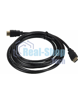 Кабель аудио-видео High Speed ver.1.4 HDMI (m)/HDMI (m) 3м. позолоченные контакты черный
