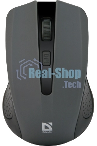 Мышь беспроводная Defender Accura MM-935 серый, 1600 dpi, радиоканал, USB, кнопки - 4