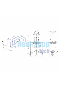 Тумблер Rexant 250V 15А (2c) ON-OFF однополюсный (KN-101) (в упак. 1шт.)