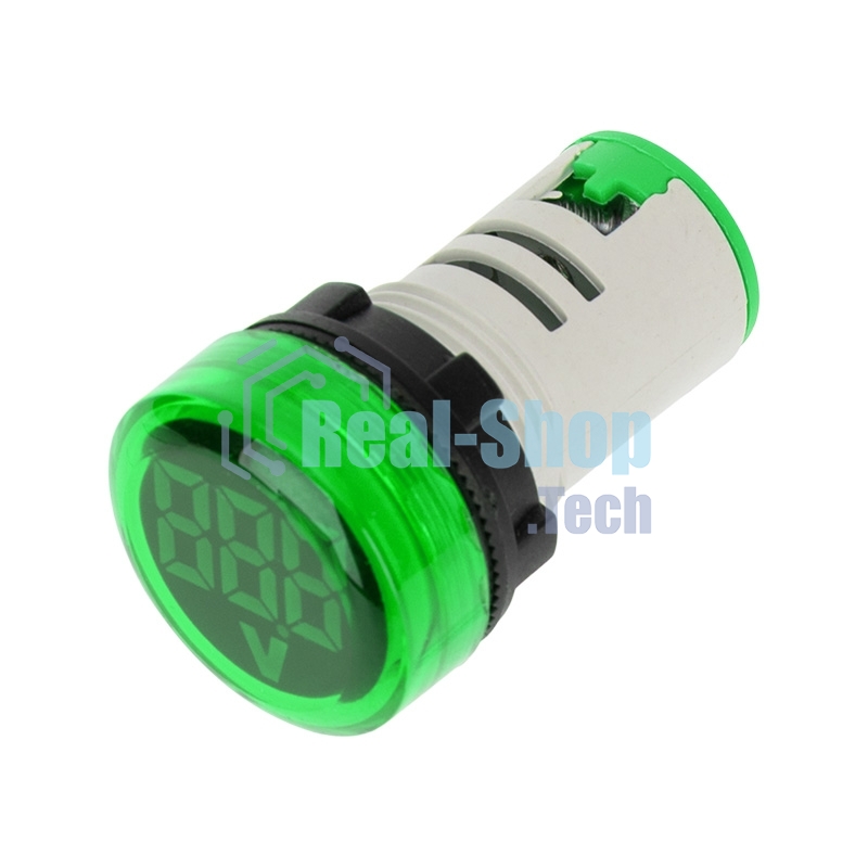 Индикатор значения напряжения Rexant зеленый VD22 70-500 В