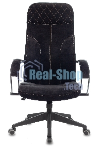 Кресло руководителя Бюрократ CH-608 Fabric черный Light-20 крестовина пластик