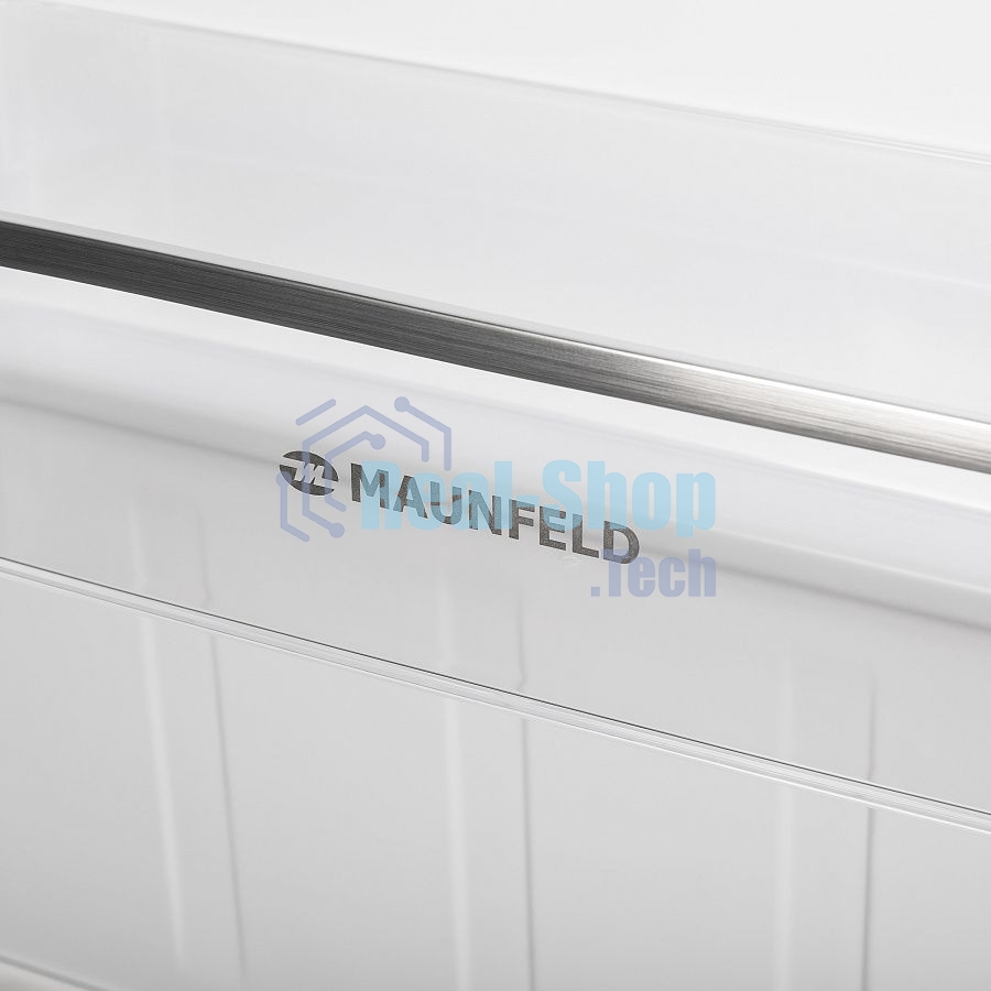 Холодильник Maunfeld MFF176SFW белый двухкамерный 187/75л морозилка снизу, ручная разморозка