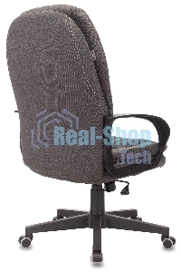 Кресло руководителя Бюрократ CH-868LT Bahama серый, крестовина пластик