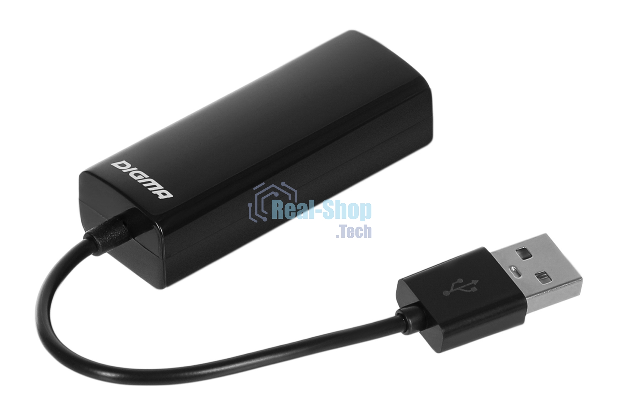 Сетевой адаптер Digma D-USB2-LAN100 Net Adapter Ethernet USB 2.0 (pack:1pcs)