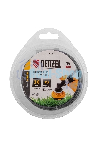 Леска для триммера Denzel двухкомпонентная эллипс, 3,0мм х 15м, блистер EXTRA CORD