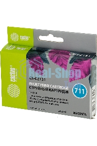 Картридж струйный Cactus CS-CZ131 №711 пурпурный (26 мл) для HP DesignJet T120/T520