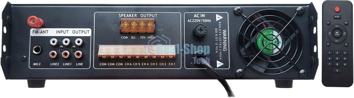 Усилитель Tantos TSo-AA120MZ 120Вт черный (00-00025063)