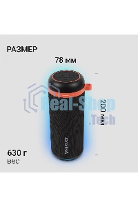 Колонка портатитвная Digma D-PS1521 черный 16W 2.0 BT 10м 1800mAh (PS1521B)