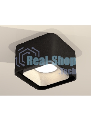 Светильник Ambrella Light XS7833003 SBK/SSL черный песок/серебро песок MR16 GU5.3 (C7833, N7703)
