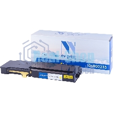 Картридж лазерный NVPrint совместимый Xerox 106R02235 Yellow для Phaser 6600/WC6605 (6000k)