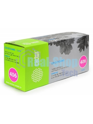 Картридж лазерный Cactus CS-CLT-C406S cyan голубой (1000 стр.) для Samsung CLP-360/365/CLX-3300/3305