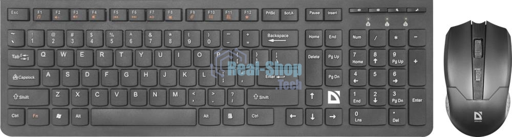 Комплект беспроводной клавиатура/мышь Defender COLUMBIA C-775 RU черный