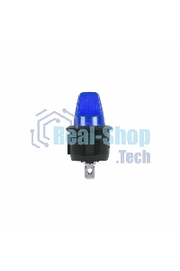 Выключатель клавишный Rexant круглый 250V 6А (3с) ON-OFF синий