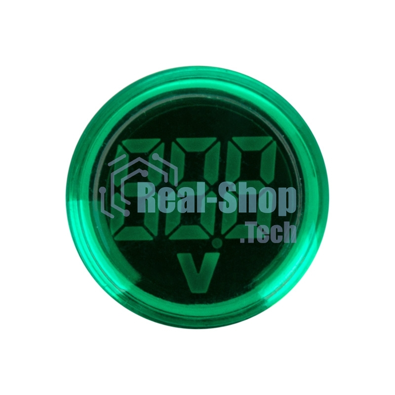 Индикатор значения напряжения Rexant зеленый VD22 70-500 В