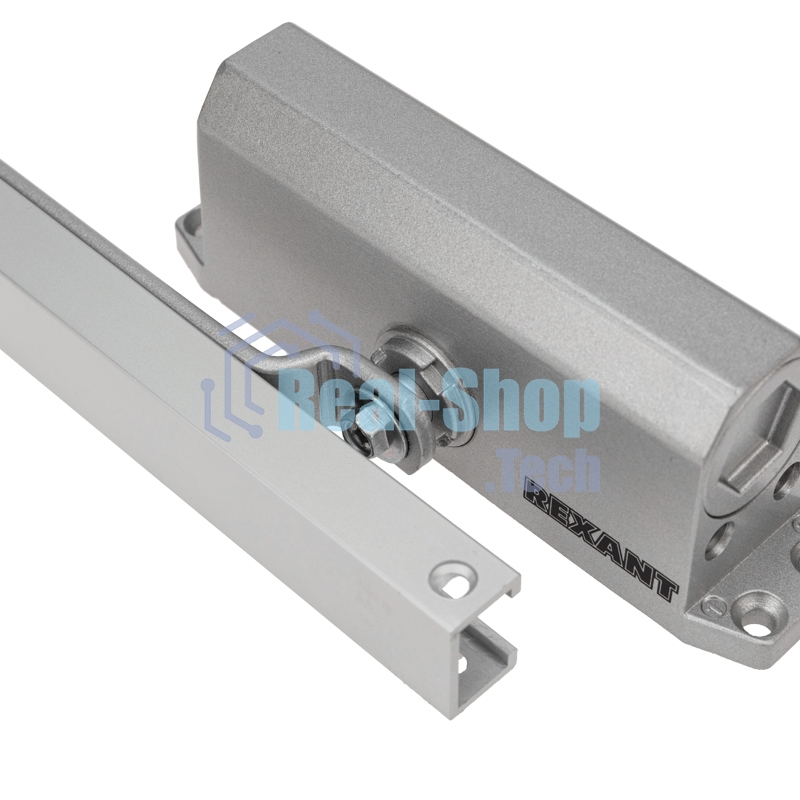 Доводчик дверной Rexant со скользящей тягой для установки на дверь весом до 65 кг