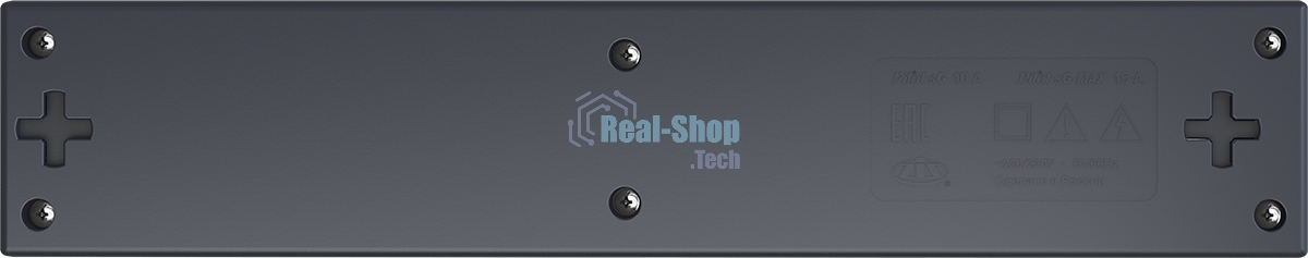 Сетевой фильтр Pilot sG-Max 5 outlets (GP), 15А/3.3 kVt, automatic circuit-breaker, 5 m, gfaphite