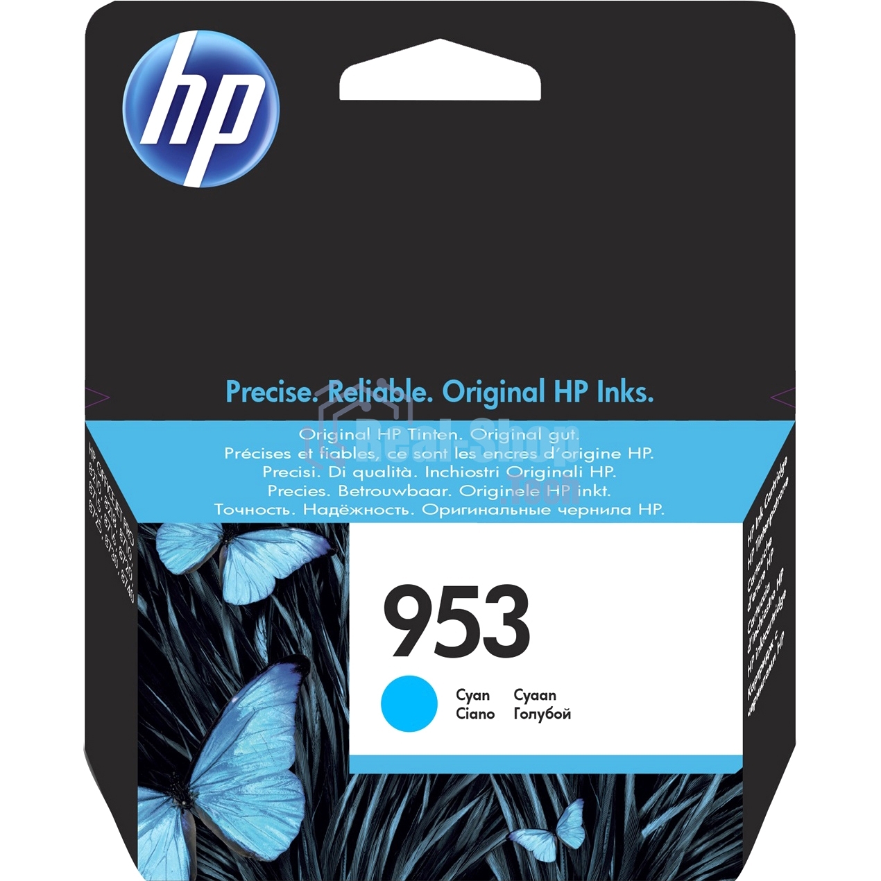Картридж струйный HP 953 F6U12AE голубой для HP OJP 8710/8715/8720/8730/8210/8725 (630 стр.)