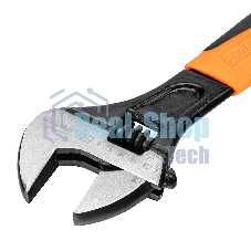 Ключ разводной Sparta 200 мм, двухкомпонентная рукоятка