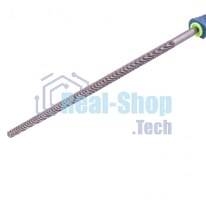 Напильник Сибртех, 250 мм круглый, двухкомпонентная рукоятка, №2