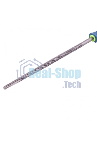 Напильник Сибртех, 250 мм круглый, двухкомпонентная рукоятка, №2