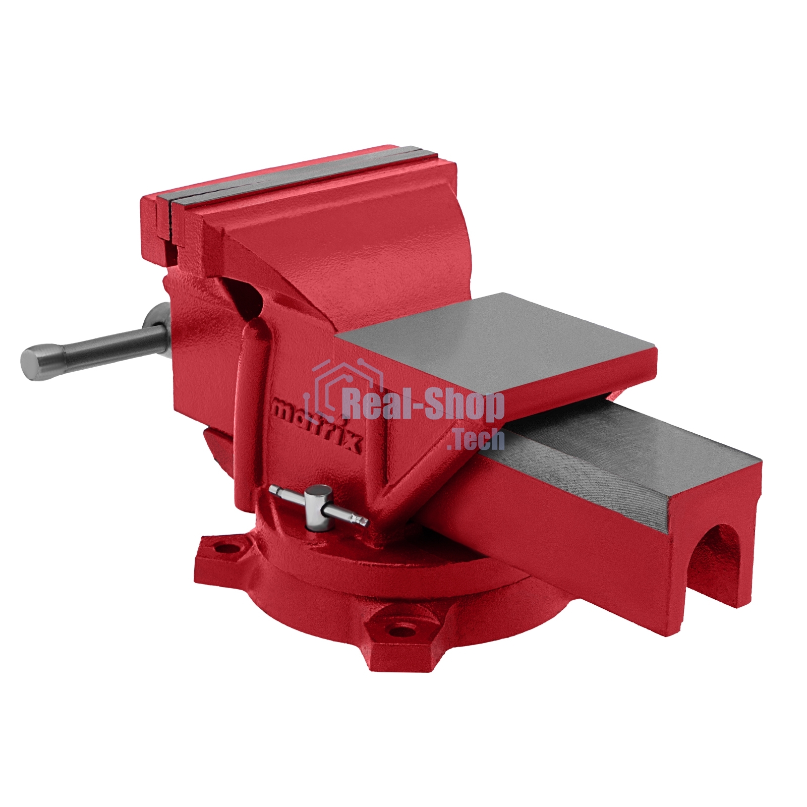 Тиски слесарные Matrix, 150 мм, поворотные, с наковальней