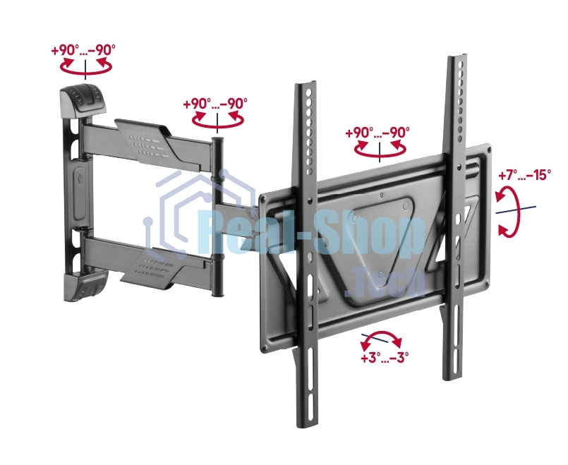 Кронштейн для ТВ наклонно-поворотный Maunfeld MTM-3255FMDS