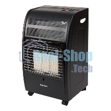 Обогреватель инфракрасный газовый Rexant для дома, 4,2 кВт, для баллона 27 л, черный