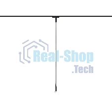 Светильник трековый светодиодный GV1637 BK черны IP20 6W 4200K 48V 38° D36*1500