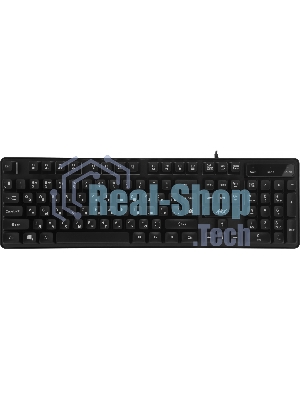 Клавиатура проводная Defender Arx GK-196L RU, USB, черный